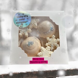 Cajas grandes de cera de soja con forma de iglú y copo de nieve, ¡muy perfumadas! Un regalo ideal para tus calcetines navideños. Cumpleaños, Navidad o cualquier otra ocasión.