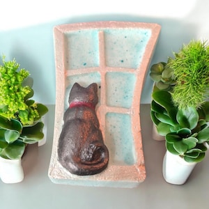 Süße Katze im Fenster, Sommer Brise duftende Badebomben ! Kinder Geschenk / Lagerfüller / Geschenke für sie.