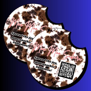 Conjuntos de porta-copos para carros MooMooSubamoo