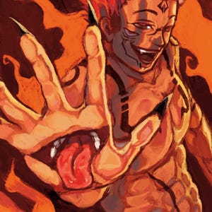 JJK Jujutsu Kaisen Ryomen Sukuna 11x17” Print