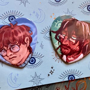 Magnus Archives Heart Buttons
