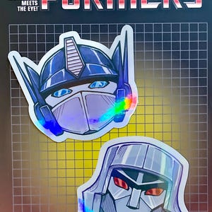 Transformers Optimus Megatron Stickers