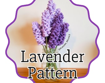Crochet Lavender Pattern - PATTERN ONLY