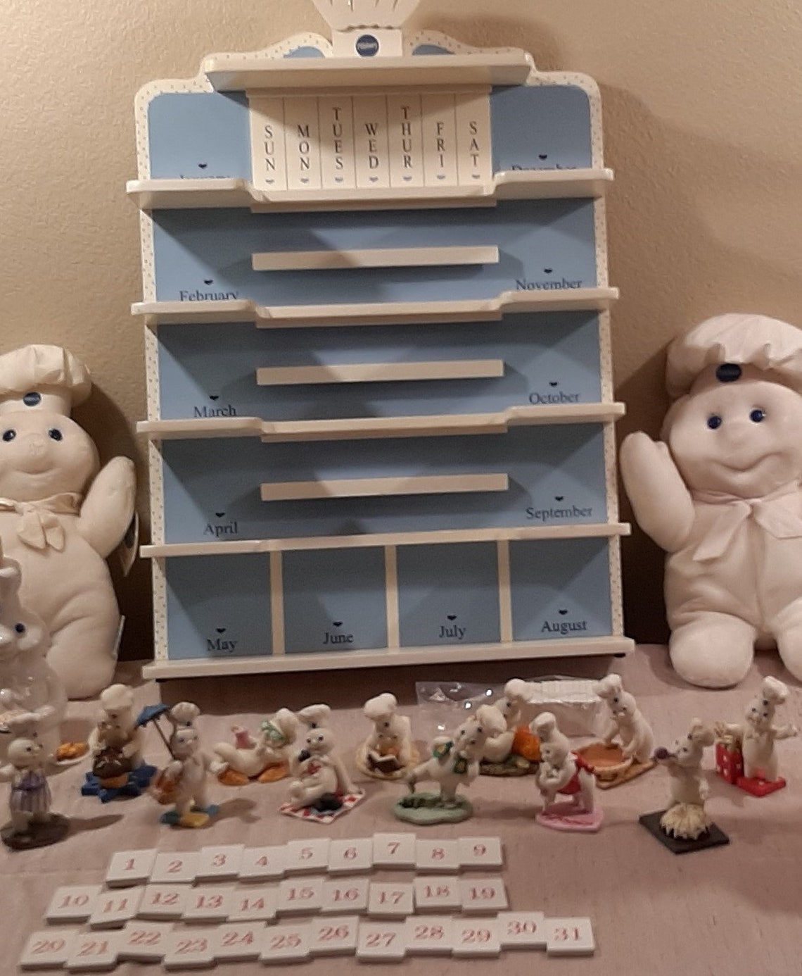 Pillsbury Doughboy Perpetual Calendar SALE by Danbury Etsy