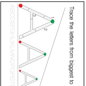 Level 1 - Decreasing Letter Size Work Book