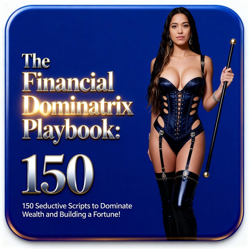The Financial Dominatrix Playbook: 150 Seductive Scripts to Dominate Wealth and Building a Fortune! | PDF | For OnlyFans, Twitch, Snapchat | image 1