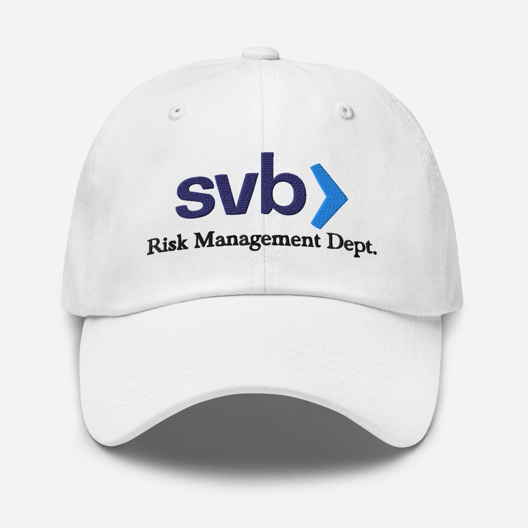 SVB Risk Management Hat (white) Black | Classic Dad Hat - Etsy