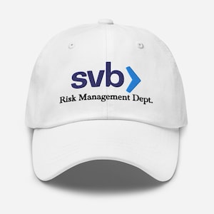 SVB Risk Management Hat (White) Black | Classic Dad Hat