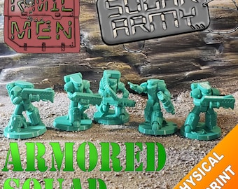 Armored Squad - R*MIL MEN - Solar Army - Physical 3D Prints