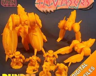 Pax Invaders release 1 Bundle - R*MIL MEN - Files for FDM 3D printing