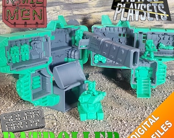 Solar Army Patroller - R*MIL MEN - Travel Playset - Files for FDM 3D printing