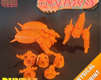 Pax Invaders release 1 Bundle (walking Psion) - R*MIL MEN - Physical 3D Prints