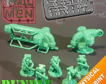Solar Army release 1 Bundle - R*MIL MEN - Physical 3D Prints