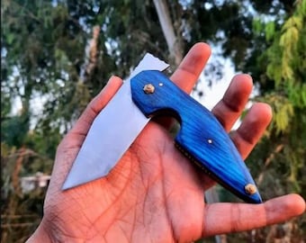 Cuchillo para puros, cortador de puros de acero inoxidable hecho a mano con funda de cuero, accesorios para puros, regalo para puros para hombres