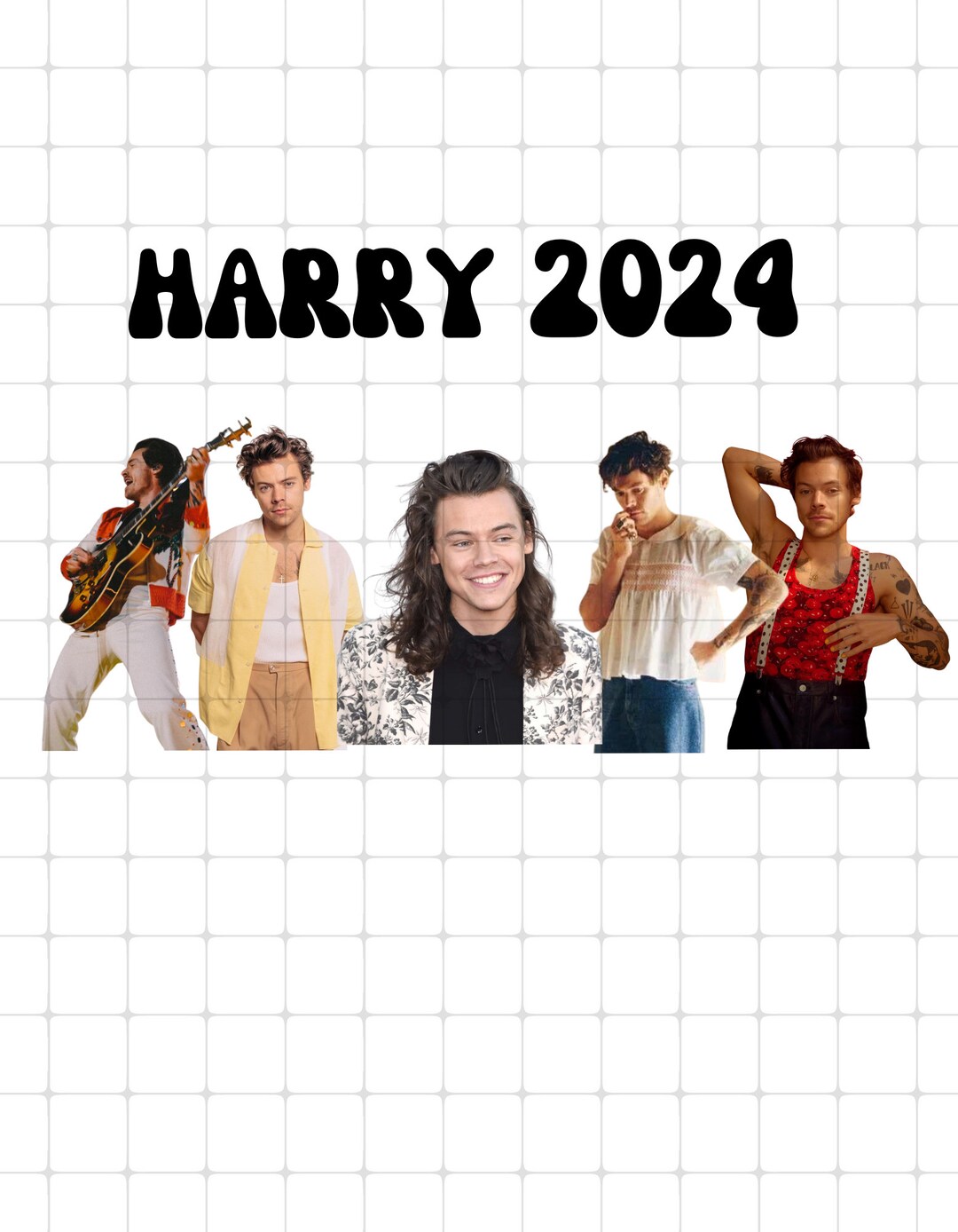 Harry Styles 2024 Digital File Harry Styles Harry's Etsy