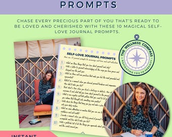 Suggerimenti per un diario sull'amor proprio, connessione con se stessi, empowerment (PDF)