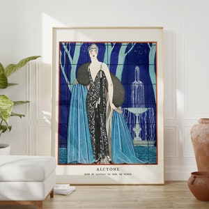 George Barbier Print, Vintage Fashion, Art Deco Print, Fashion Illustration, George Barbier, Art Deco, Printable Wall Art, DIGITAL DOWNLOAD
