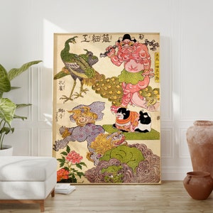 Japanese Wall Art, Japanese Woodblock, Vintage Japanese Print, Japanese Poster, Fine Art Print, Museum Art, Japanese Decor, DIGITAL DOWNLOAD