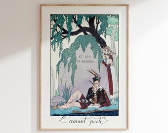 George Barbier Art Deco Print: Vintage Fashion Illustration (Digital Download)