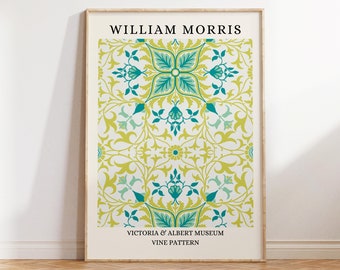 William Morris Vine Art Print: Botanical Art Nouveau (Digital Download)