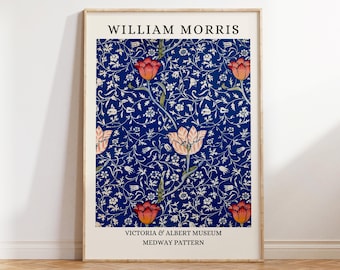 William Morris Medway Print: Botanical Art Nouveau Poster (Digital Download)