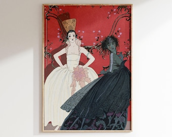 George Barbier Art Deco Fashion Print (Digital Download)