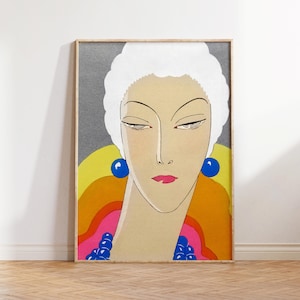 Fashion Magazine Cover Of Art-Goût-Beauté Print, Vintage Fashion, Fashion Illustration, Art Deco, Printable Wall Art, DIGITAL DOWNLOAD