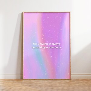 Manifestation Print: Gradient Spiritual Art (Digital Download)