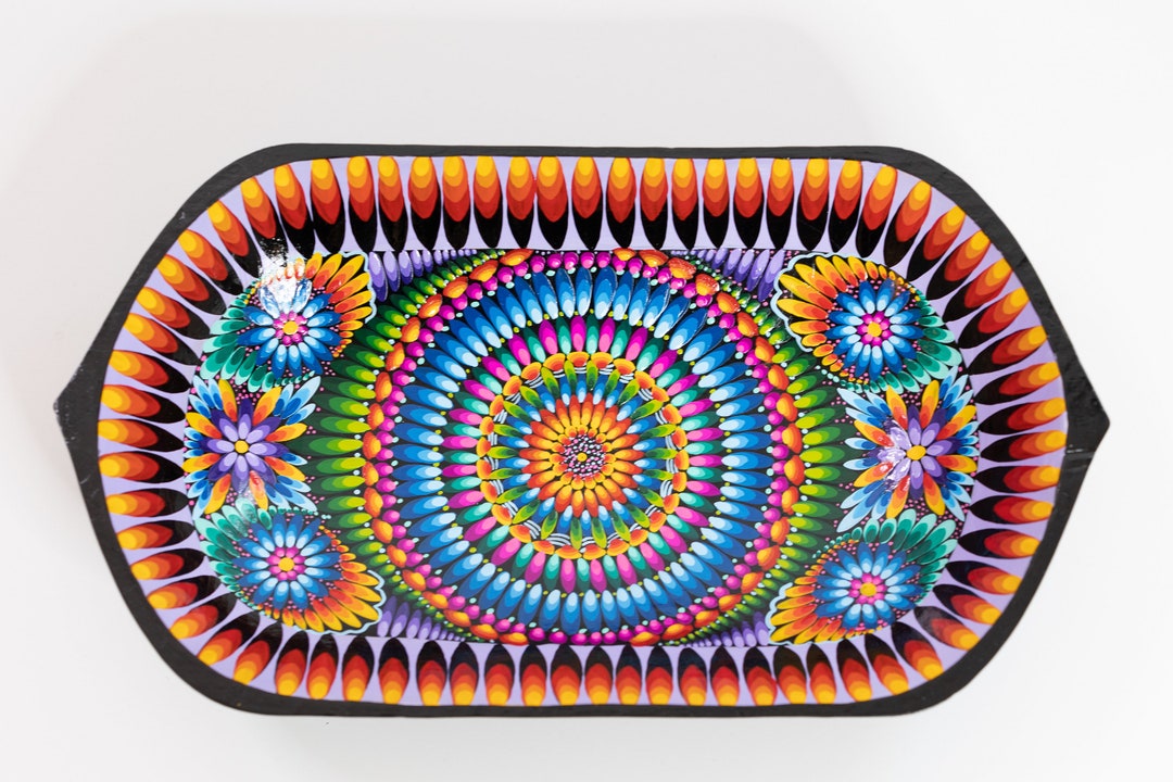 Decorative Wooden Bowl Art Bowl Centerpiece Decorative Bowl Etsy