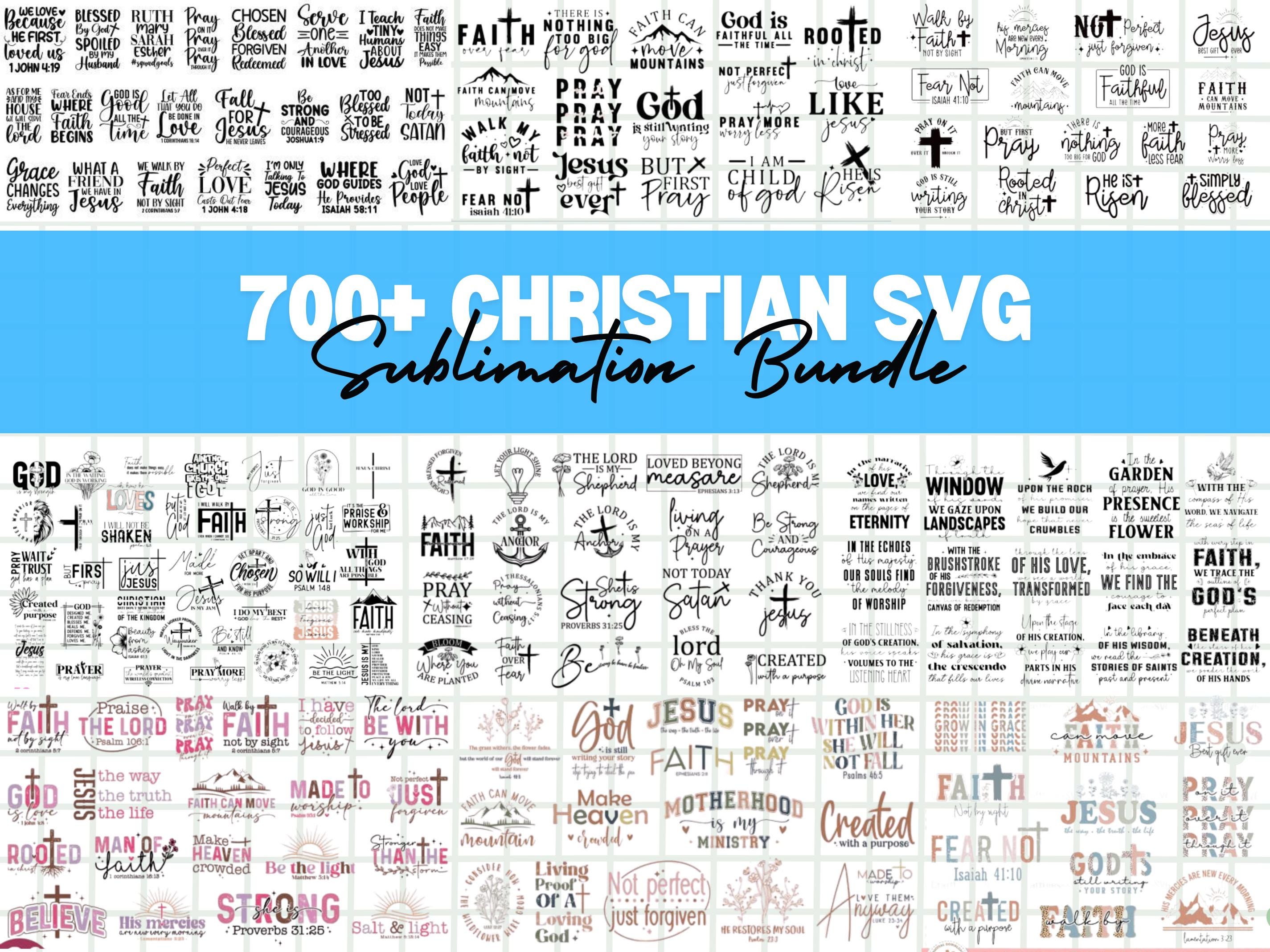 Christian Svg Mega Bundle, Scripture Bundle, Bible Verse Svg, Religious Svg Bundle, Jesus Svg, God Svg, Faith svg Bundle, Christian Svg file