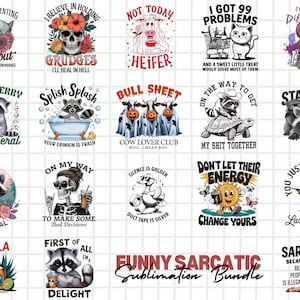 Sarcastische png-bundel, grappige png-ontwerpen, sarcastische png, sarcastische t-shirtontwerpen, grappige sublimatie, sarcastische citaten png, volwassen png