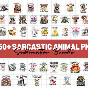 Bundle PNG animal sarcastique, Png vintage drôle de conception de raton laveur, énonciations impertinentes de citations d'animal de snarky, conceptions à la mode de sublimation de raton laveur