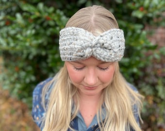 Twisted Wool Knit Earwarmer Headband | Ready to Ship | Christmas Gift
