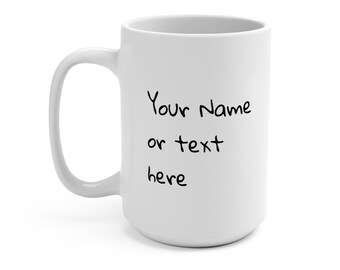 パーソナライズされた写真入りコーヒーマグ | カスタムフェイスギフト、15オンス