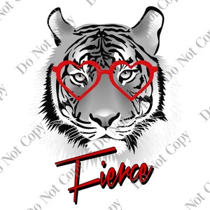 Tiger Valentines PNG