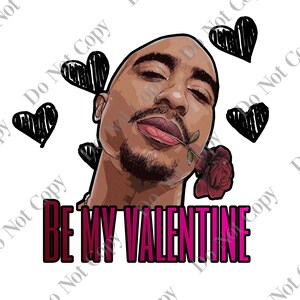 Tupac Valentines PNG