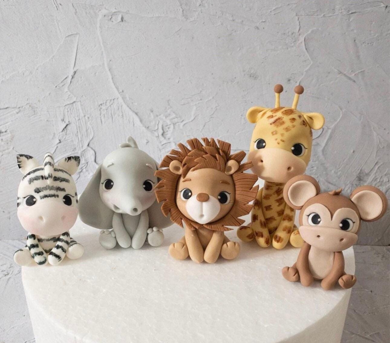 8-Piece Miniature Giraffe Figurine Set - 3 Inch Resin Safari Animals For Cake Toppers, Terrariums, Home Decor
