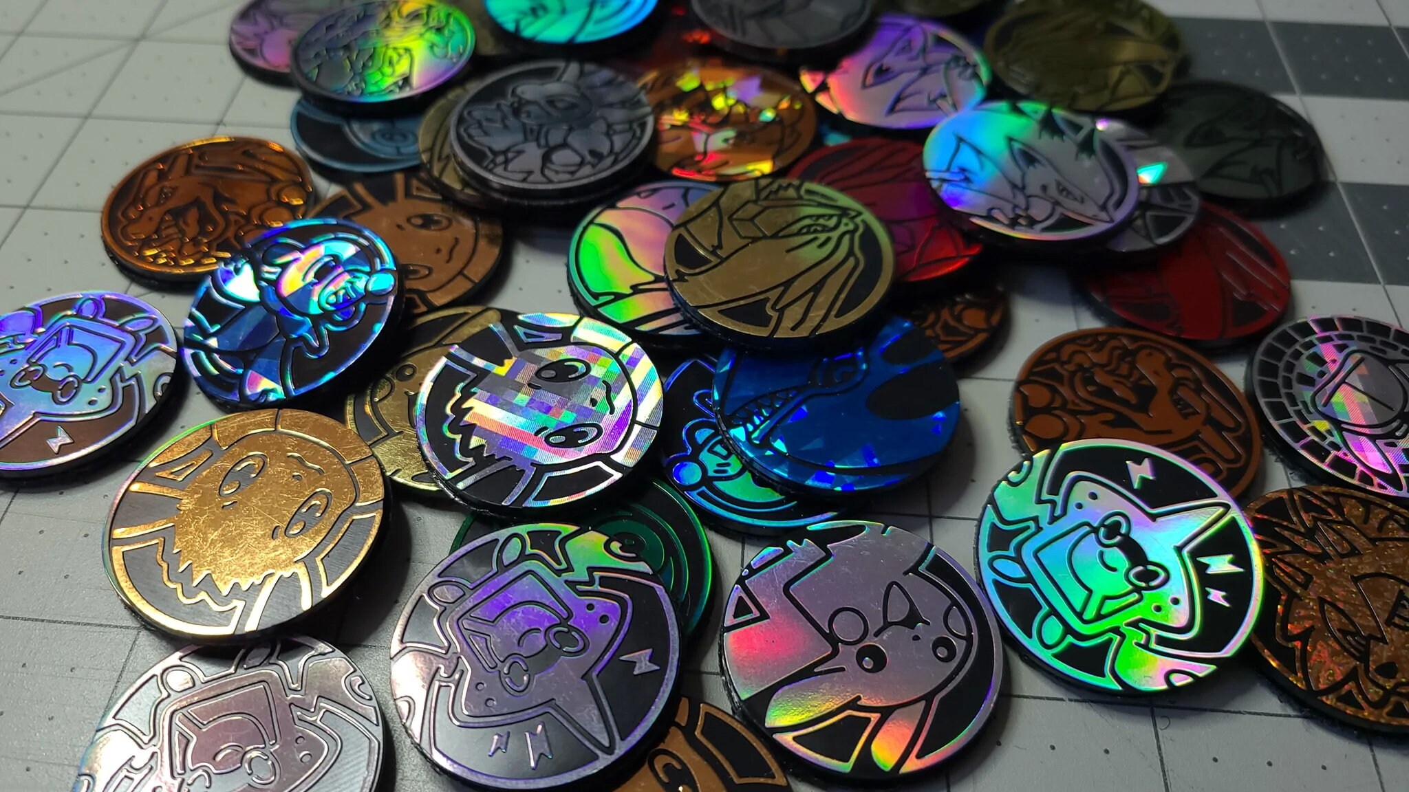 Lot of 5 Random Pokémon TCG Coins Etsy