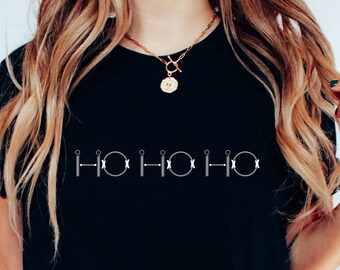 Camiseta navideña de pilates Ho Ho Ho Camiseta de profesor de pilates Camiseta de estudiante de pilates Regalos navideños de pilates Ideas de regalos para instructores de pilates