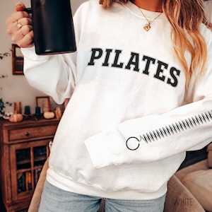 Reformer Spring Pilates Sweatshirt: Cozy Cotton-Blend Crewneck