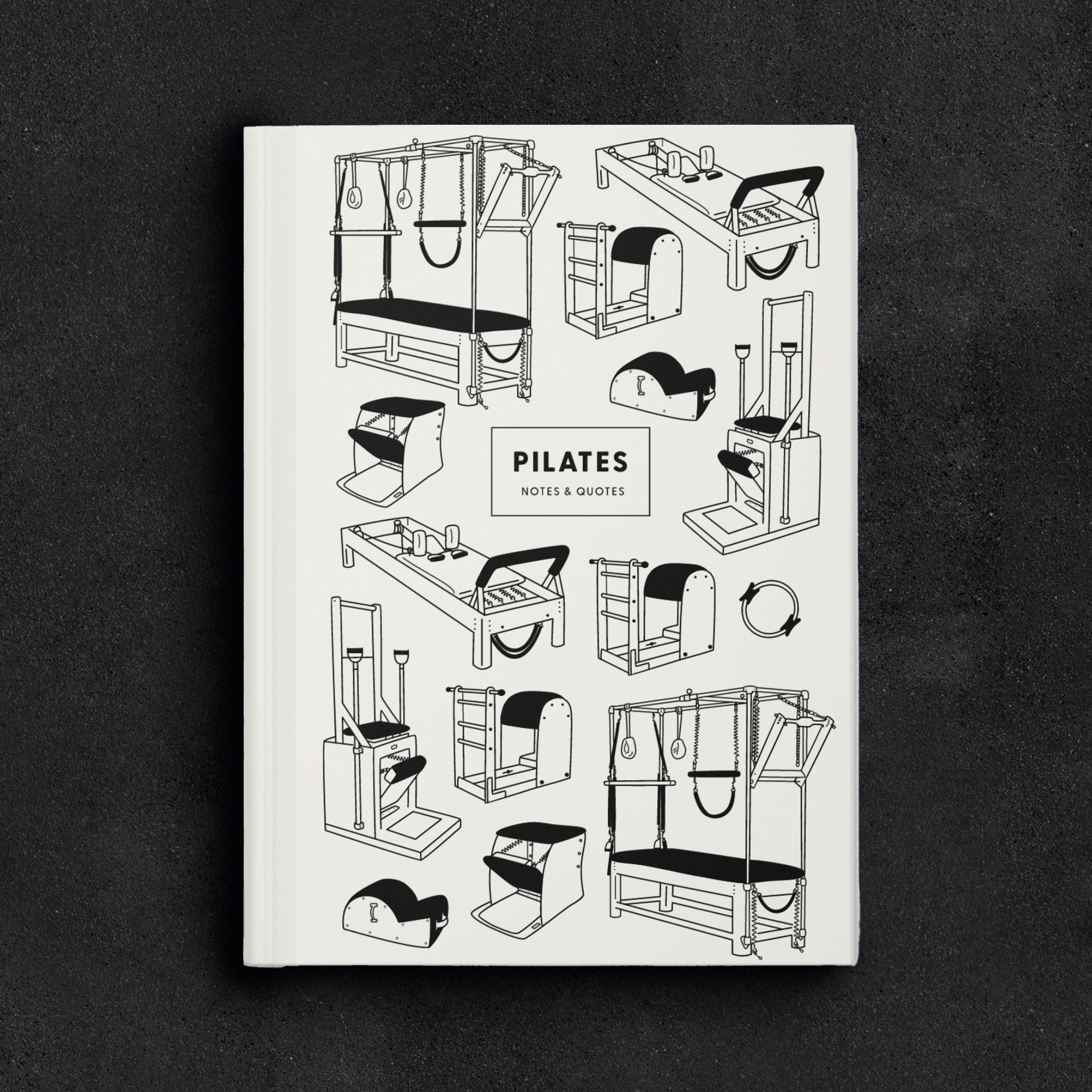 Pilates Equipment Journal: Matte Hardcover, Pilates Lover Gift - Etsy