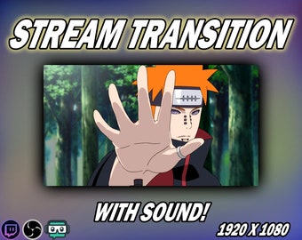 Superposición de transición de anime *¡CON SONIDO!* - superposición de aguijón - utilizada para Twitch, YouTube y otros servicios de transmisión (doblaje en inglés)