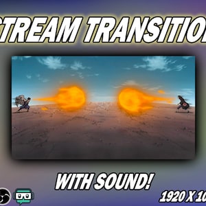 FIRE anime transition overlay - *fire stinger overlay - used for twitch, youtube and other streaming services (eng dub)
