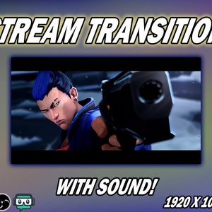 YORU VALORANT anime transition overlay *with sound!*- stinger overlay - used for twitch, youtube and other streaming services
