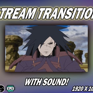 Fire anime transition overlay *WITH SOUND!*- stinger overlay - used for twitch, youtube and other streaming services (eng sub)