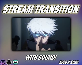 Transición de anime con sonido (doblaje en inglés) *¡CON SONIDO!* - Superposición de animación - Se utiliza para Twitch, YouTube y otros servicios de streaming.