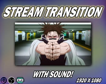 Superposición de transición de anime *¡CON SONIDO!* - superposición de aguijón - utilizada para Twitch, YouTube y otros servicios de transmisión