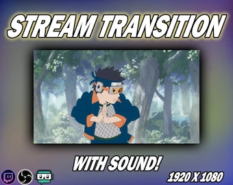 Transición de anime de fuego superpuesta *¡CON SONIDO!* - Superposición de aguijón - utilizada para Twitch, YouTube y otros servicios de transmisión (subtítulos en inglés)