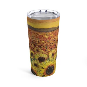 Sonnenblumenfeld Becher 20oz
