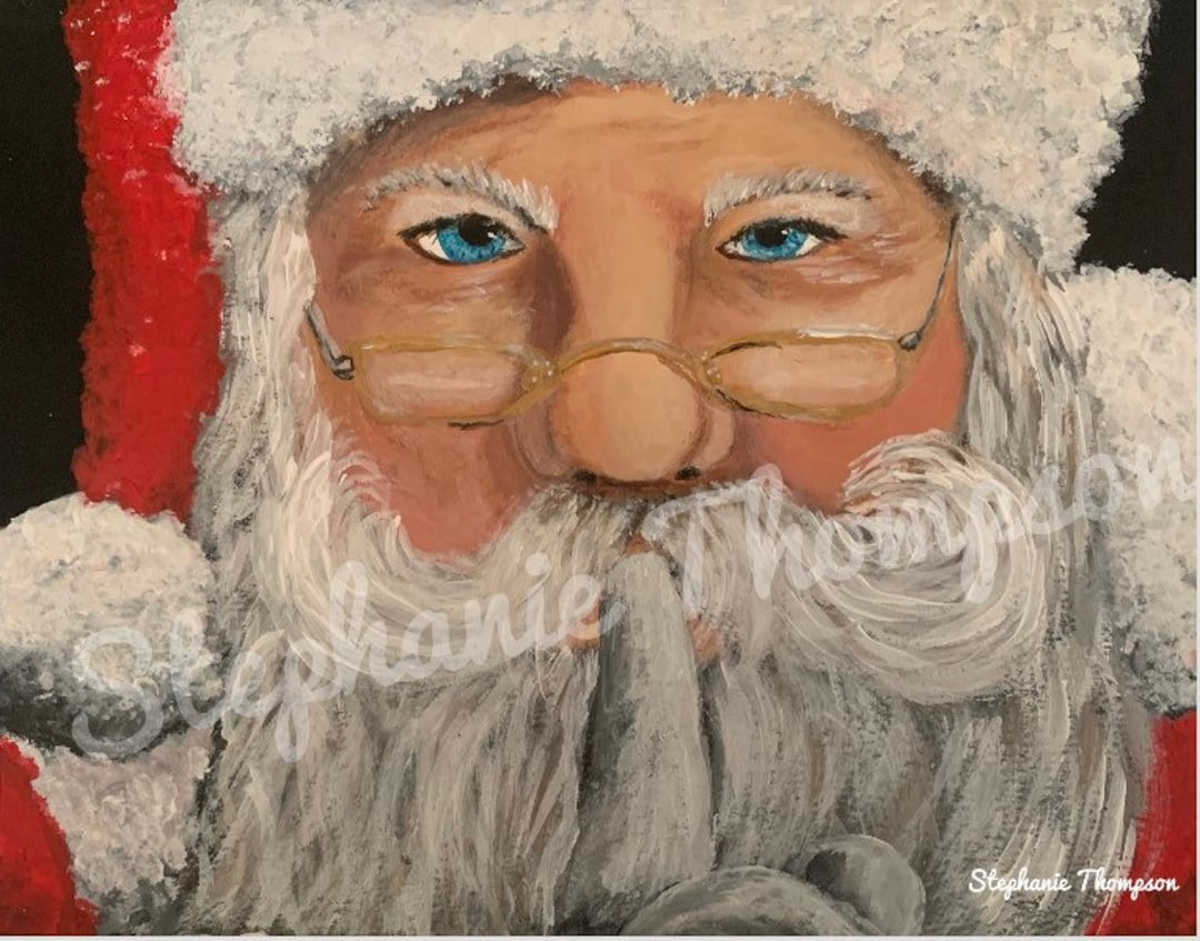 Shhh Santas Coming Etsy